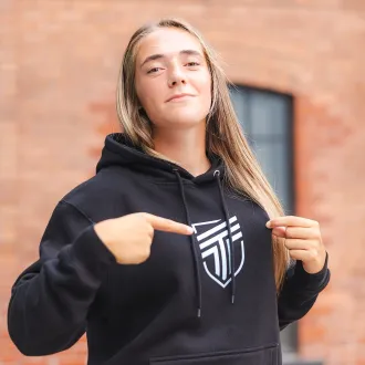 Run It Our Way Black Unisex Hoodie