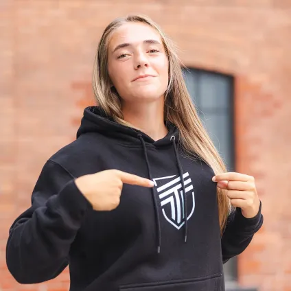 Run It Our Way Black Unisex Hoodie